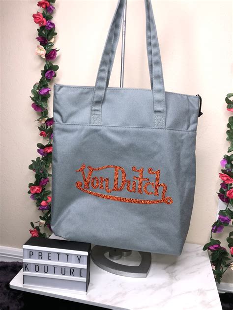 von dutch tote bag